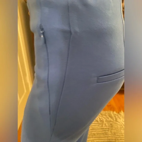 Loft Elegant Blue Women's Wide-Leg Pants a little stretch/ Size Small - Picture 5 of 6